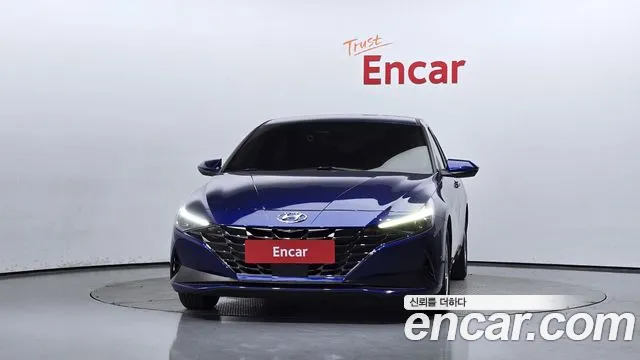 Hyundai Avante (CN7) 2020 Синий из Кореи, фото 4