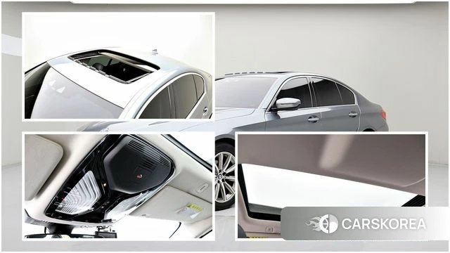 BMW 5 Series (G30) 2018 Светло-серебряный цвет из Кореи, фото 4