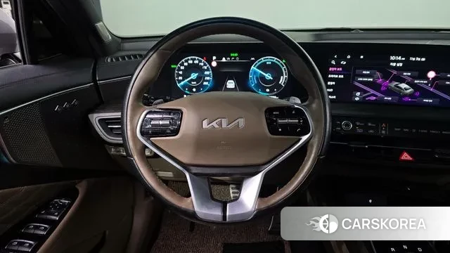 Kia K8 Hybrid 2021 Серебристо-серый из Кореи, фото 4