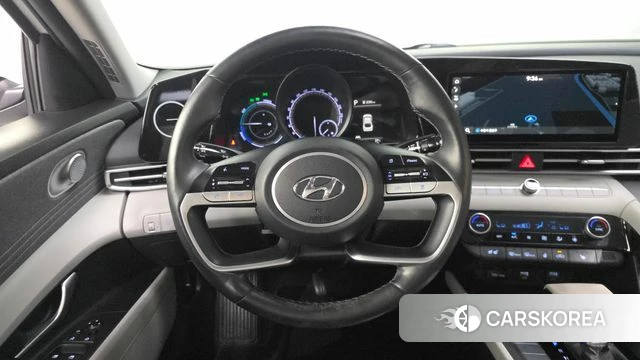 Hyundai Avante Hybrid (CN7) 2021 Белый из Кореи, фото 4