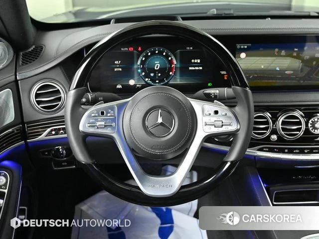 Mercedes-Benz S-Class W222 2018 Черный из Кореи, фото 4