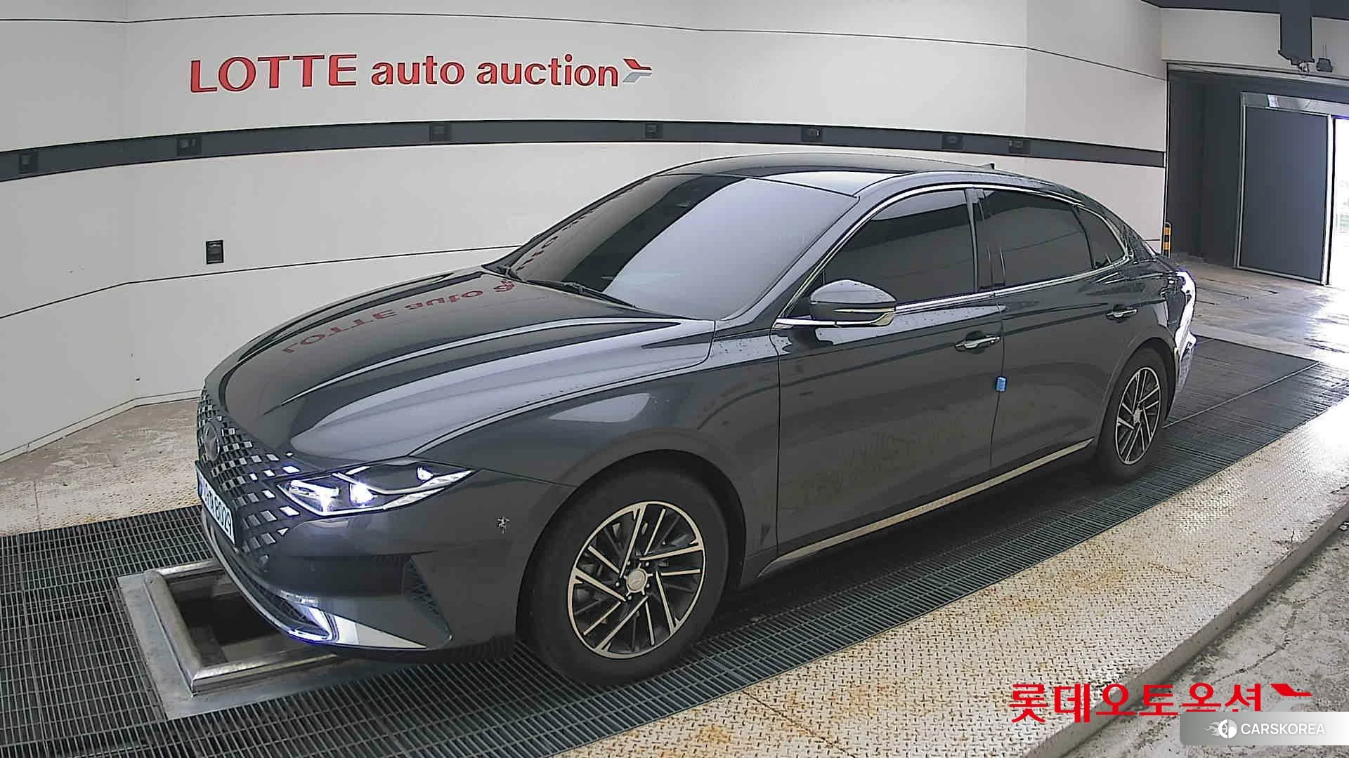 Hyundai Grandeur 2022 Nocturne Grey Metallic из Кореи, фото 4