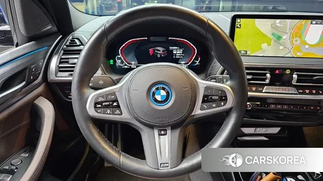 BMW iX3 2022 Синий из Кореи, фото 4