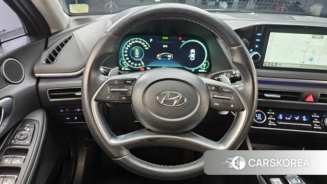 Hyundai Sonata Hybrid (DN8) 2023 Черный из Кореи, фото 4