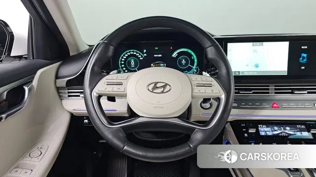 Hyundai The New Grandeur IG Hybrid 2021 Белый из Кореи, фото 4