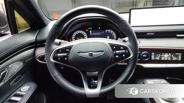 Genesis GV70 2021 Темно-зеленый из Кореи, фото 4