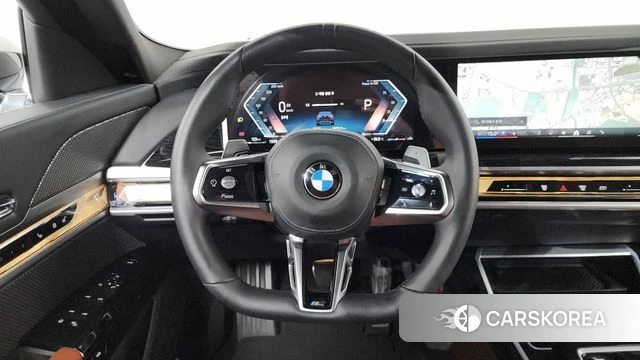 BMW 7 Series (G70) 2024 Черный из Кореи, фото 4