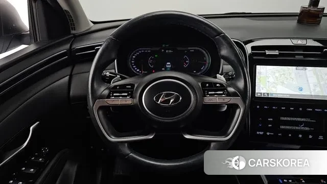 Hyundai Tucson Hybrid (NX4) 2021 Белый из Кореи, фото 4