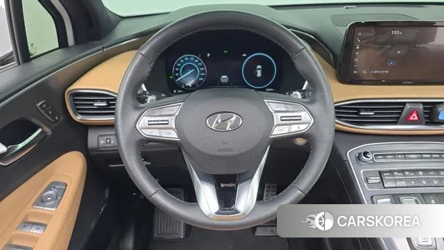 Hyundai The New Santa Fe 2023 Белый из Кореи, фото 4