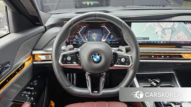 BMW 7 Series (G70) 2023 Серый из Кореи, фото 4