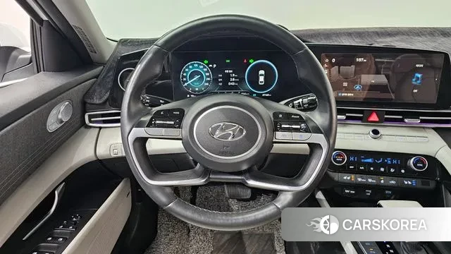 Hyundai Avante (CN7) 2022 Белый из Кореи, фото 4