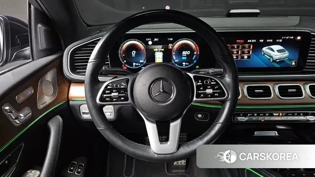 Mercedes-Benz GLE-Class W167 2022 Темно-зеленый из Кореи, фото 4