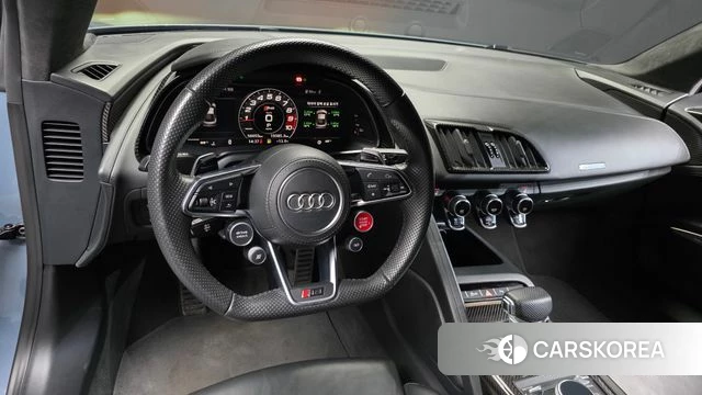 Audi R8 (4S) 2021 Небесно-голубой из Кореи, фото 4