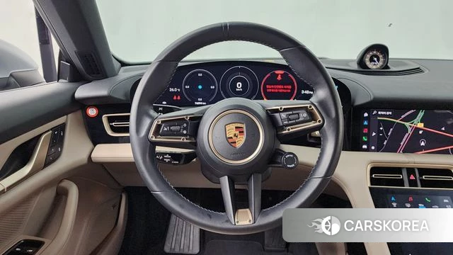 Porsche Taycan 2022 Серебристо-серый из Кореи, фото 4