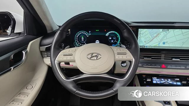 Hyundai The New Grandeur IG Hybrid 2022 Белый из Кореи, фото 4