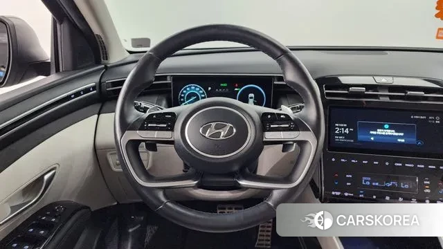 Hyundai Tucson Hybrid (NX4) 2021 Темно-зеленый из Кореи, фото 4