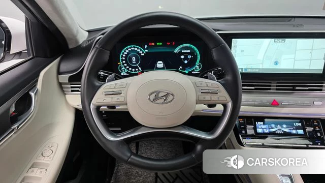 Hyundai The New Grandeur IG Hybrid 2022 Белый из Кореи, фото 4