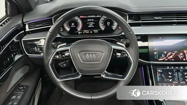 Audi A8 (D5) 2021 Черный из Кореи, фото 4