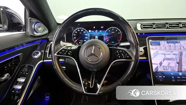 Mercedes-Benz S-Class W223 2021 Темно-зеленый из Кореи, фото 4