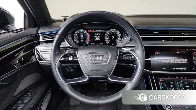 Audi A8 (D5) 2021 Черный из Кореи, фото 4