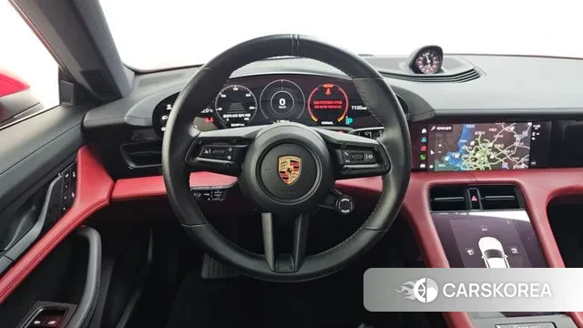 Porsche Taycan 2023 Красный из Кореи, фото 4