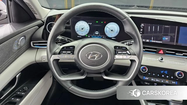 Hyundai Avante Hybrid (CN7) 2020 Серебристо-серый из Кореи, фото 4