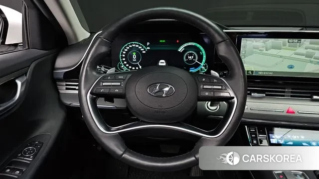 Hyundai The New Grandeur IG Hybrid 2021 Белый из Кореи, фото 4