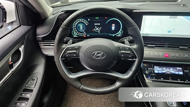 Hyundai The New Grandeur IG Hybrid 2020 Белый из Кореи, фото 4