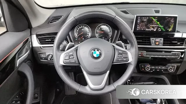 BMW X1 (F48) 2022 Черный из Кореи, фото 4