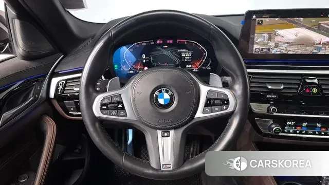 BMW 5 Series (G30) 2022 Черный из Кореи, фото 4