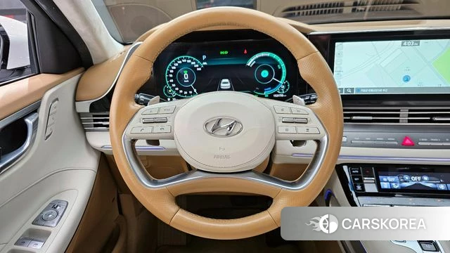 Hyundai The New Grandeur IG Hybrid 2020 Белый из Кореи, фото 4