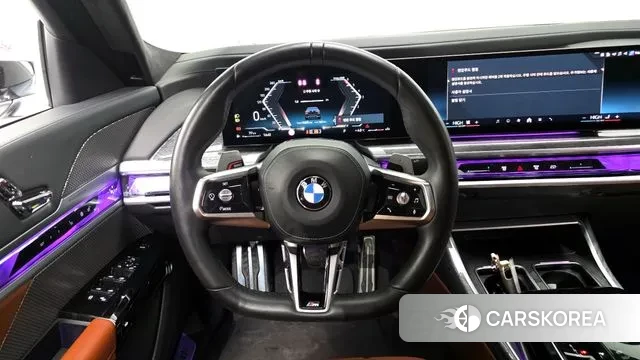 BMW 7 Series (G70) 2023 Черный из Кореи, фото 4