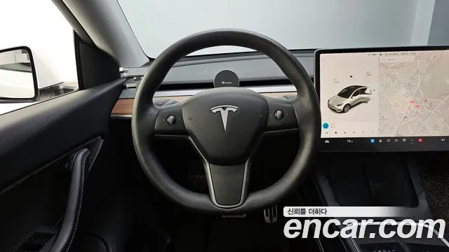 Tesla Model Y 2021 Белый из Кореи, фото 4