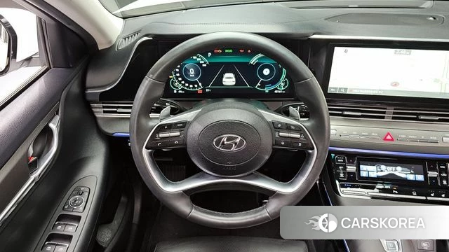 Hyundai The New Grandeur IG Hybrid 2022 Белый из Кореи, фото 4