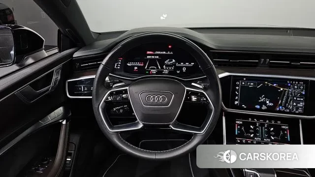 Audi A7 (4K) 2022 Серебристо-серый из Кореи, фото 4