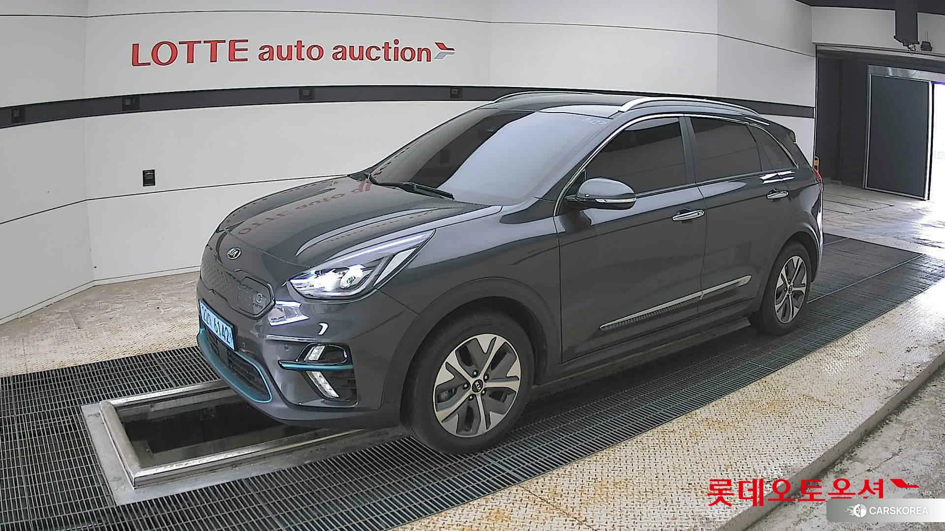 Kia Niro EV 2021 Interstellagray из Кореи, фото 4