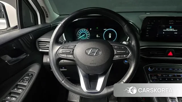 Hyundai The New Santa Fe 2021 Белый из Кореи, фото 4