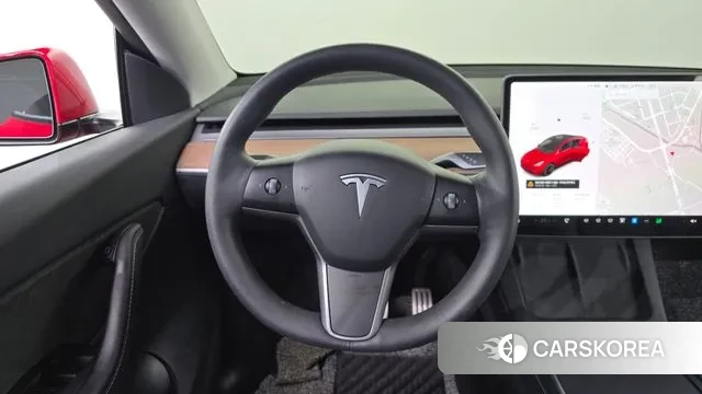 Tesla Model Y 2021 Красный из Кореи, фото 4