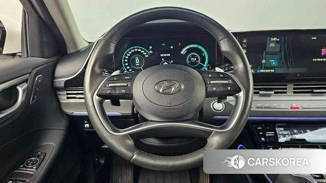 Hyundai The New Grandeur IG Hybrid 2020 Белый из Кореи, фото 4
