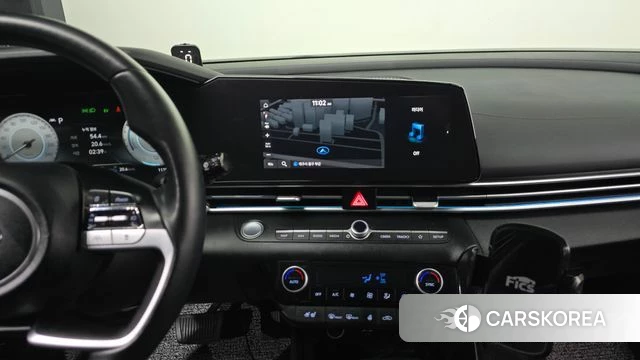 Hyundai Avante Hybrid (CN7) 2021 Белый из Кореи, фото 4