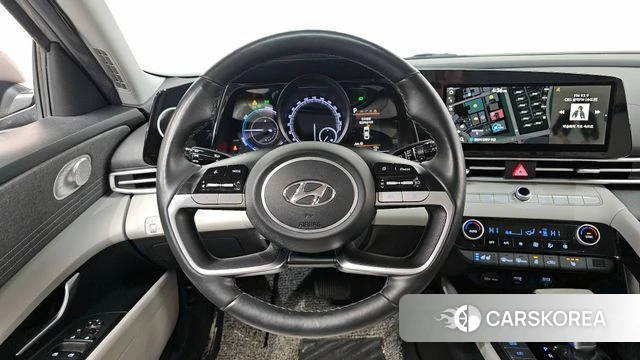 Hyundai Avante Hybrid (CN7) 2022 Серебряный из Кореи, фото 4