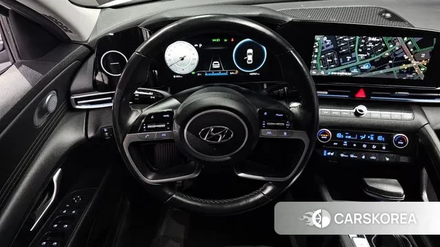 Hyundai Avante Hybrid (CN7) 2020 Белый из Кореи, фото 4