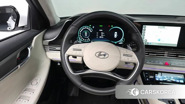 Hyundai The New Grandeur IG Hybrid 2022 Белый из Кореи, фото 4