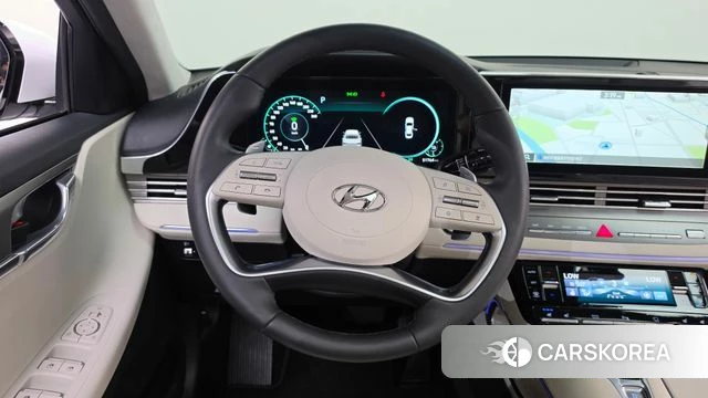 Hyundai The New Grandeur IG Hybrid 2022 Белый из Кореи, фото 4