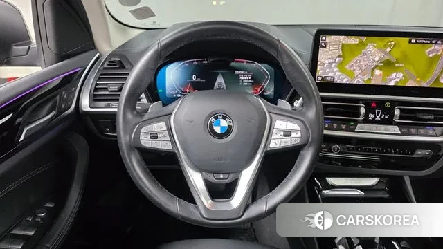 BMW X3 (G01) 2022 Черный из Кореи, фото 4