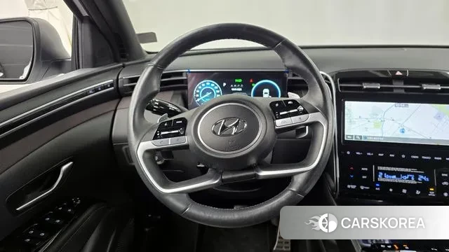 Hyundai Tucson Hybrid (NX4) 2021 Белый из Кореи, фото 4