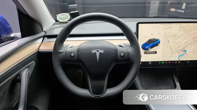Tesla Model Y 2024 Синий из Кореи, фото 4