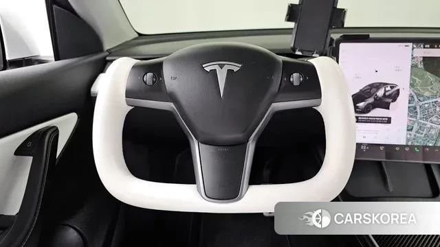 Tesla Model Y 2022 Белый из Кореи, фото 4