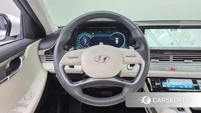 Hyundai The New Grandeur IG Hybrid 2022 Белый из Кореи, фото 4
