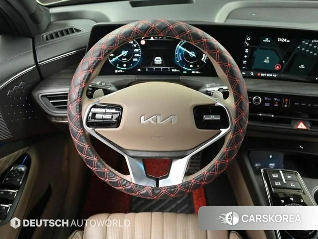 Kia K8 Hybrid 2022 Черный из Кореи, фото 4